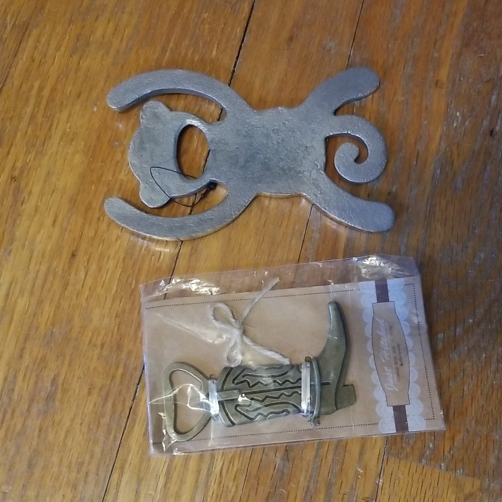 Western Boot & Monkey Bottle opener / trinket bundle